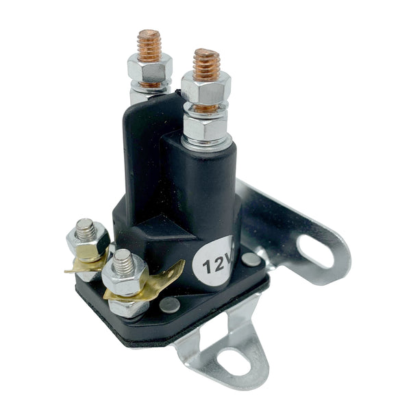 12V Starter Solenoid Fit Mountfield Ride On Mowers Base Fitting Spade Connectors