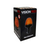 Vision Red 'Vivid' 12-24V Flexible Stem Compact Beacon with Green Lens