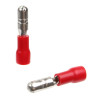 Red Male Bullet Terminal 4mm Qty 100