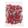Red Male Bullet Terminal 4mm Qty 100