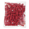 Red Female Bullet Terminal 4mm Qty100