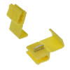 Yellow Scotch Lock / Snap Locks Low Voltage Cable Connectors Terminals Qty 100